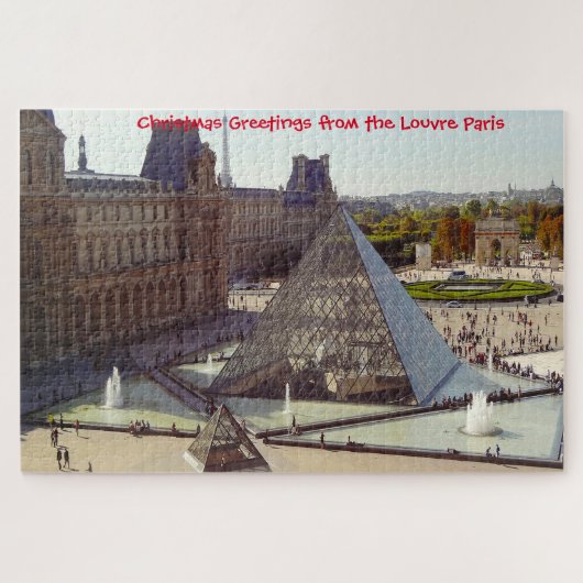 Louvre Parijs. Legpuzzel (Horizontaal)