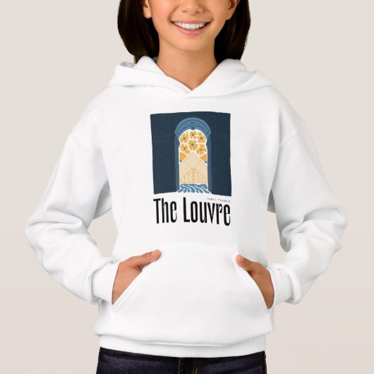 Louvre Paris France Voyage abstrait art floral (Devant)