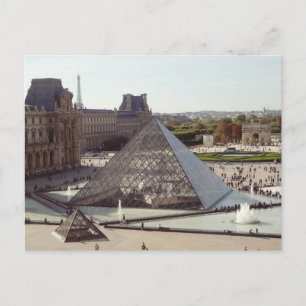 Louvre Pyramid Briefkaart