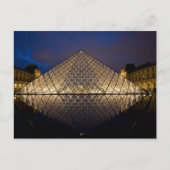 Louvre Pyramid van architect I.M. Pei bij Briefkaart (Voorkant)