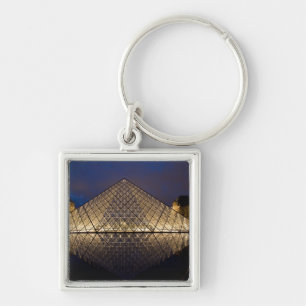 Louvre Pyramid van architect I.M. Pei bij Sleutelhanger