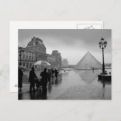 Louvre Romantisch mooi Briefkaart (Voorkant / Achterkant)