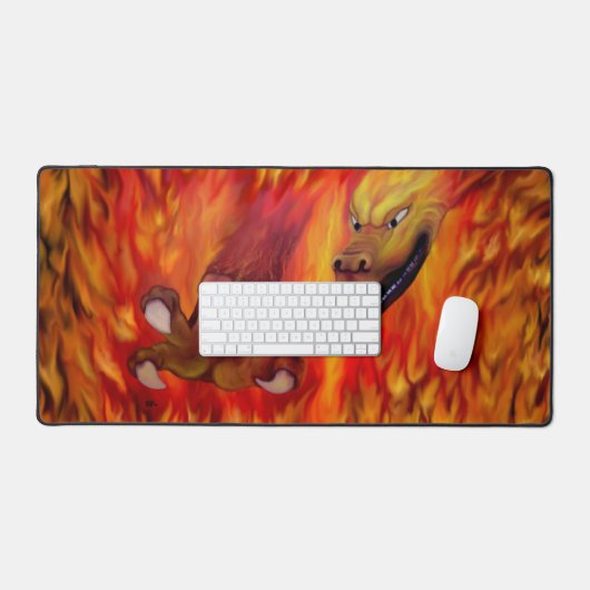 Louvre rouge dragon (Clavier et souris)