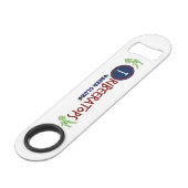 L'ouvreur de bouteille de logo du club de bière de (Devant angulaire)