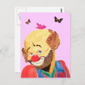 Lovable Clown Briefkaart (Voorkant / Achterkant)