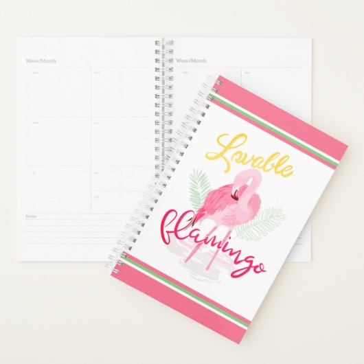 Lovable Flamant rose Tropical Rose (Devant avec enveloppe)