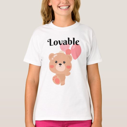 Lovable Girls 'Basic T-shirt (Voorkant)