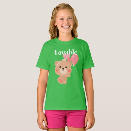 Lovable Girls 'Basic T-shirt (Voorkant volledig)