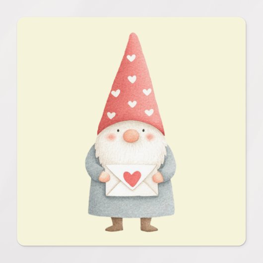 Lovable Square Stickers (Design 2)