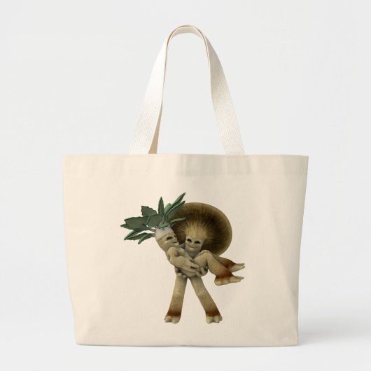 Lovable Vegetables - Draag me thuis Grote Tote Bag (Voorkant)