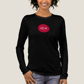 LOVE 愛 Rode Cirkel Tri-Blend Shirt