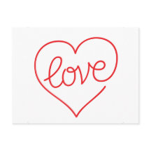 LOVE (03) Briefkaart