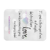 Love 1 Corinthians 13:1 Magneet (Horizontaal)
