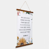 Love, 1 Corinthians 13:4, Hangend Wandkleed (Gebogen)