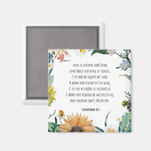 Love, 1 Corinthians 13:4, Magneet (Voorkant / Achterkant)