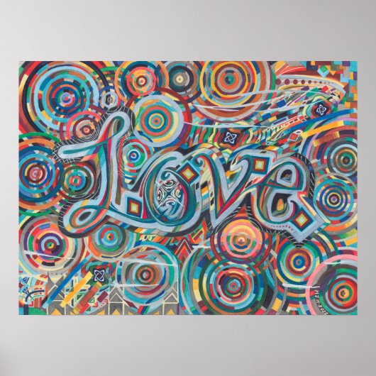 LOVE 2.0.2.3 - Impression d'art en toile (Devant)