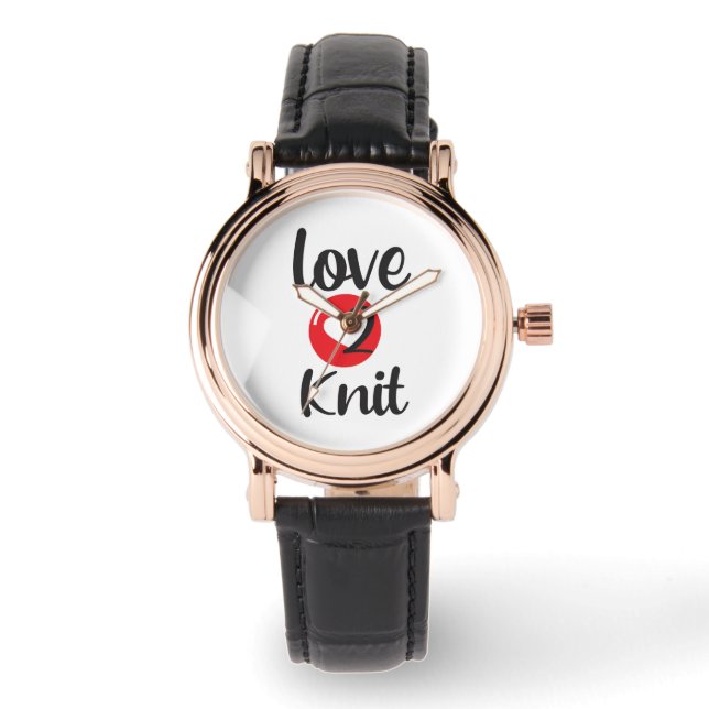 Love 2 Knit Horloge (Voorkant)