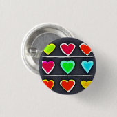 Love 3 Cm Round Badge (Devant & derrière)