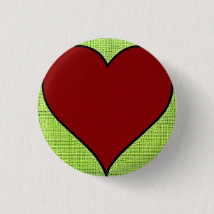 Love 3 Cm Round Badge