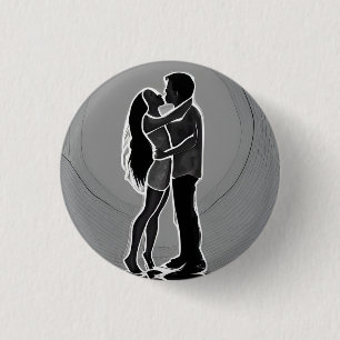 Love 3 Cm Round Badge