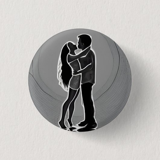 Love 3 Cm Round Badge (Devant)