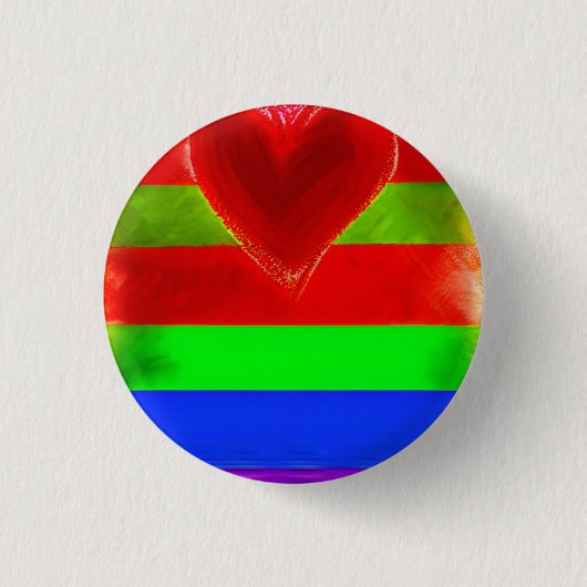 Love 3 Cm Round Badge (Devant)