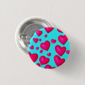 Love 3 Cm Round Badge (Devant & derrière)