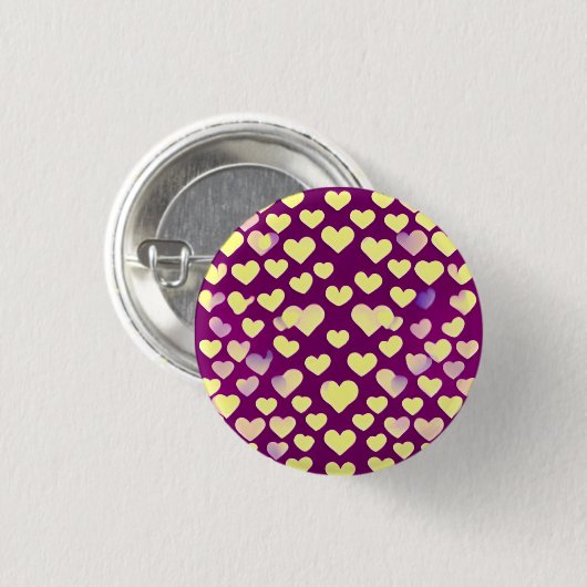 Love 3 Cm Round Badge (Devant & derrière)