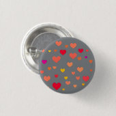 Love 3 Cm Round Badge (Devant & derrière)