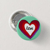 Love 3 Cm Round Badge (Devant & derrière)