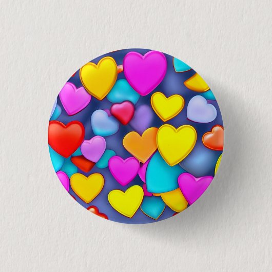 Love 3 Cm Round Badge (Devant)