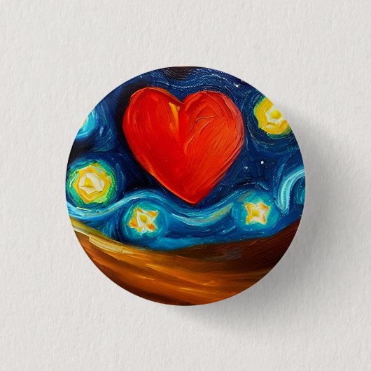Love 3 Cm Round Badge (Devant)