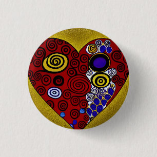Love 3 Cm Round Badge