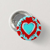 Love 3 Cm Round Badge (Devant & derrière)