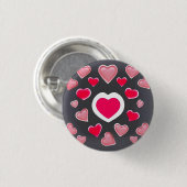 Love 3 Cm Round Badge (Devant & derrière)