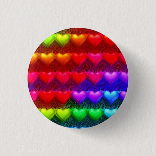 Love 3 Cm Round Badge Ronde Button 3,2 Cm (Voorkant)