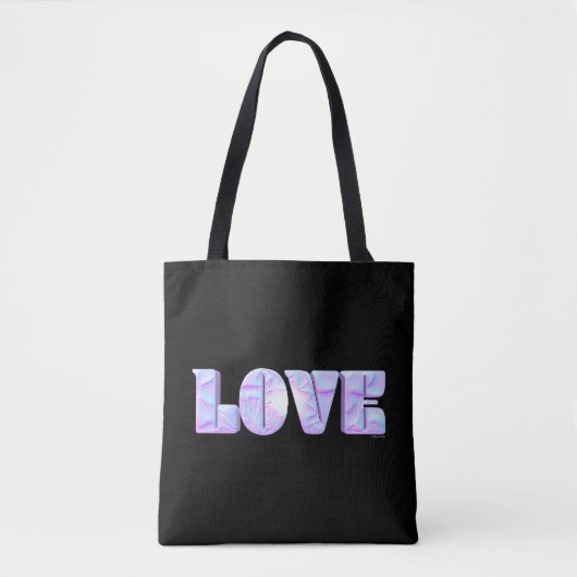 LOVE, 3D Design, Moderne, Unique, Sac fourre-tout  (Devant)