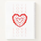 LOVE 8.5x11 Carnet spiral (Dos)