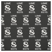 Love 8 Bits Stof (Swatch)