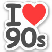 Love 90s sticker (Voorkant)