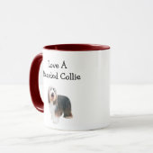 Love A Bearded Collie Mok (Voorkant links)