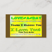 Love-a-Day Visitekaartjes (Achterkant)