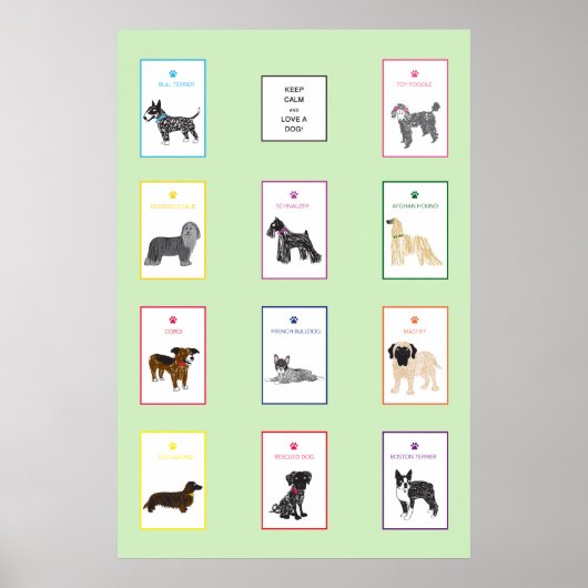 Love A Dog Poster (Voorkant)