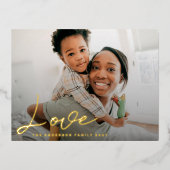 LOVE Aangepaste prettige feestdagen kerstfeest (Voorkant)