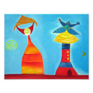 Love Abstrait Art Illustration Photo Imprimer