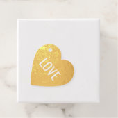 "LOVE" | Achterzijde blanco Bedankjes Labels (Met doos)