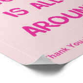 Love Actually Is All Around Guest Check Poster (Hoek)