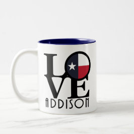 LOVE Addison 11oz Tweekleurige Koffiemok