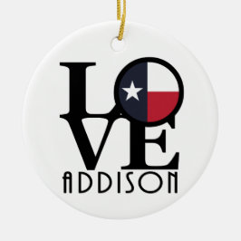 LOVE Addison Keramisch Ornament
