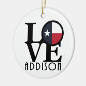 LOVE Addison Keramisch Ornament (Links)